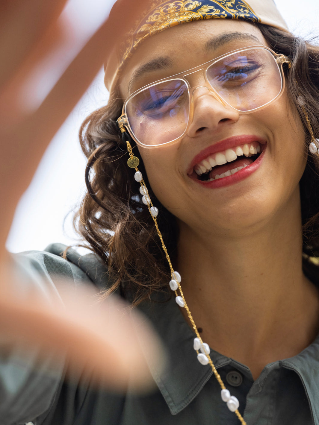 Pearly Rain | Sunglass cord