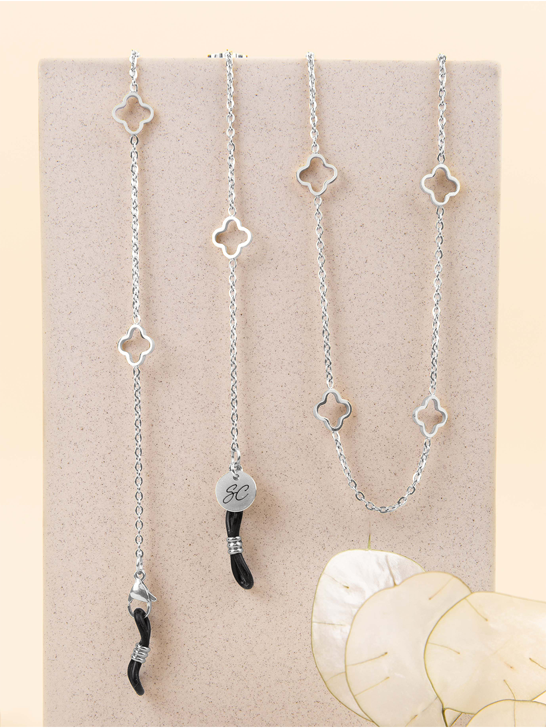 Ruby Silver | Glasses strap