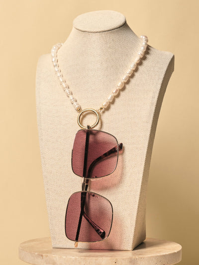 Pearly Eyewear Necklace | Sunny Cords