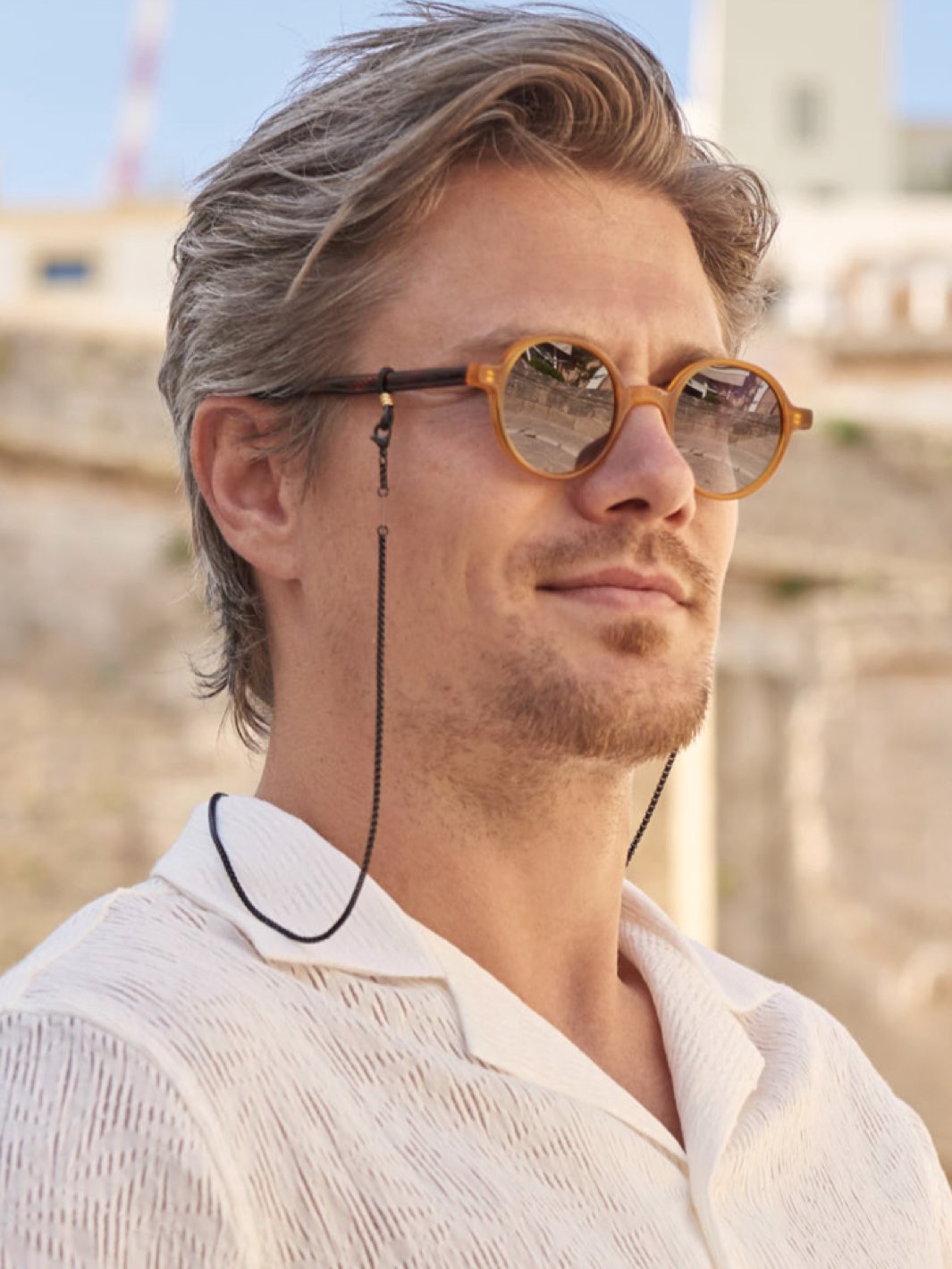 Sunny Cords Mister Black Medium | Sunglass Strap