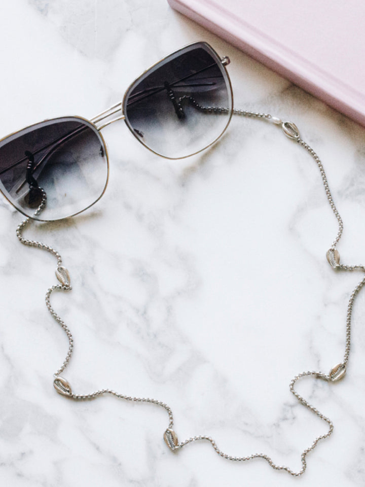 Sunny Cords Chloé Silver | Eye Glasses strap
