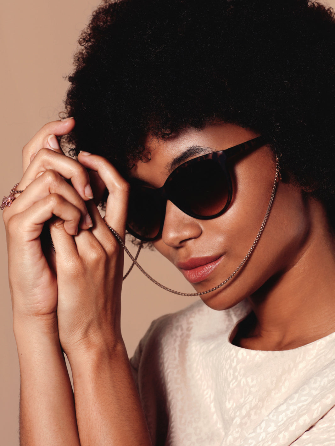 Sunny Cords Jaguar Rose Gold | Eye glasses chain