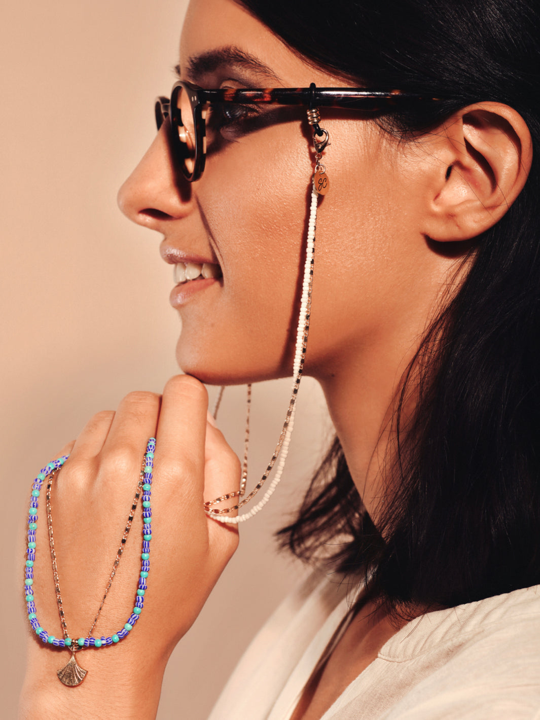 Sunny Cords Lily Blue | Eye Glasses Chain
